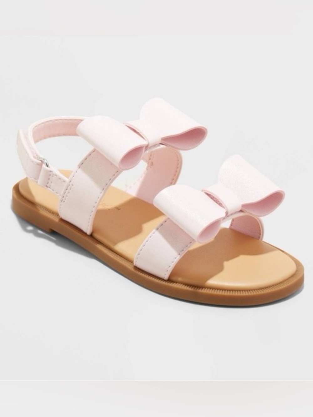 Cat & Jack Light Pink Bow Strap Sandals Various Sizes